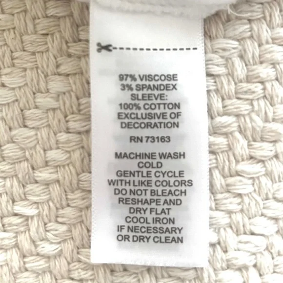 Cupio | White Eyelet Sleeve Curve Hemmed Women Top Medium - Picture 9 of 9